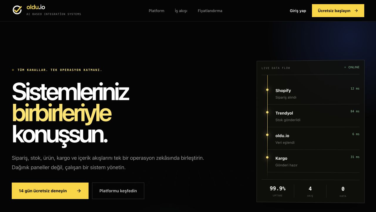 Oldu.io product interface